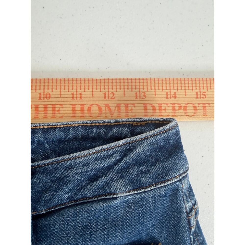 Flying Monkey High Rise Wide Leg Patched Pocket Trouser Jeans Sz 26 Chic Denim - Picture 8 of 11